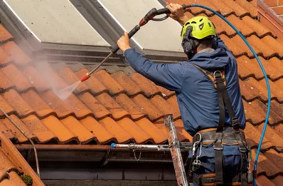 Démoussage et hydrofuge de toiture à Lieffrans